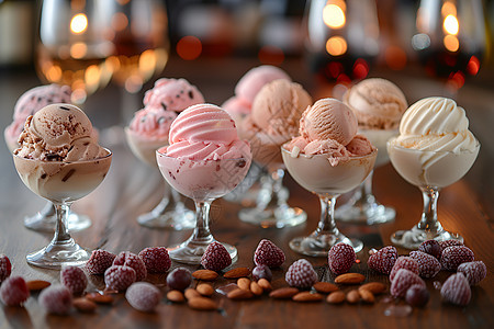 清新凉爽的冰淇淋图片