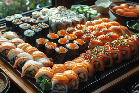美食寿司艺术图片