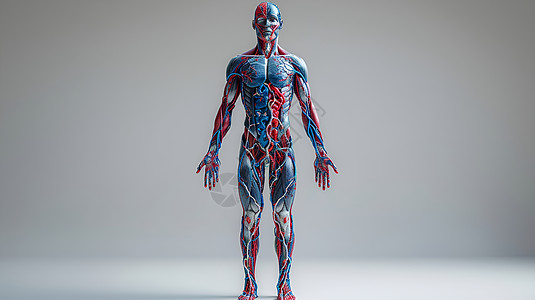 人体血管模型图片
