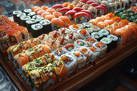 美味的日料寿司图片