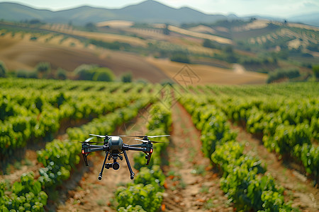 创新农作管理传感器和无人机图片