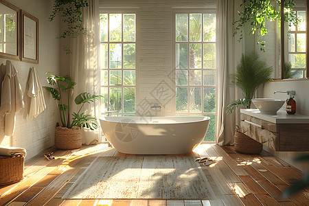 现代简约浴室图片