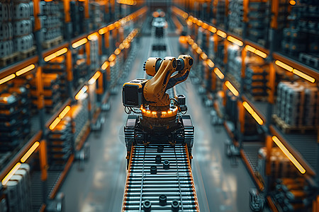 机器人产品机器人仓库自动化背景