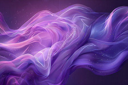 紫色动感的波浪图片