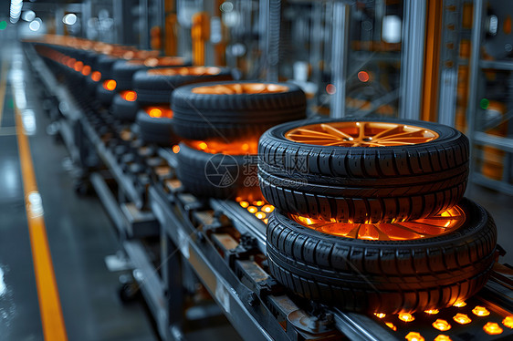 电动车轮胎生产线图片