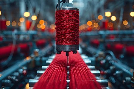 纺织机工厂图片