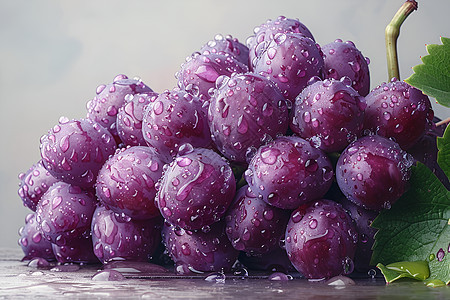 紫色的水果图片