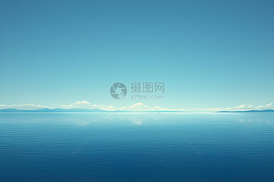 浩瀚无垠的海洋图片