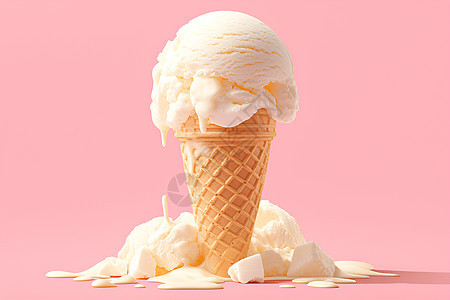 可口的美食冰淇淋图片