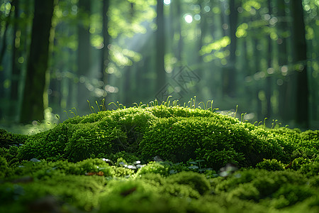 森林中的苔藓图片