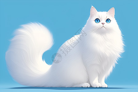 可爱的宠物白猫图片
