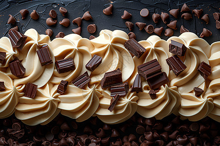 美味的巧克力蛋糕图片