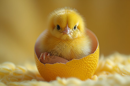鸡蛋壳内的小鸡图片