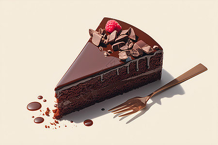 奶油巧克力蛋糕图片
