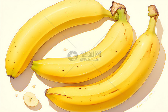 新鲜美味的香蕉图片