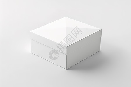 简约的白色包装盒图片