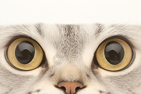 甜美的虎斑猫表情图片
