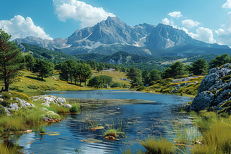 山水自然美景图片
