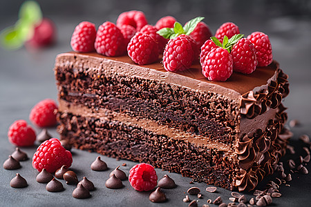 浓情巧克力蛋糕图片