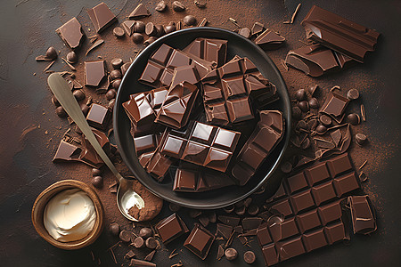 美味的巧克力图片