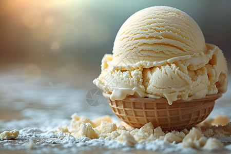 冰淇淋的味道图片
