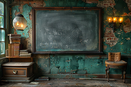 古老的教室图片