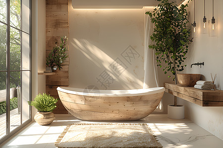 简约风格的浴室图片