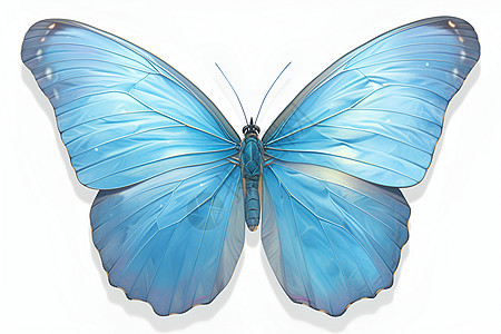 蓝色蝴蝶飞舞图片
