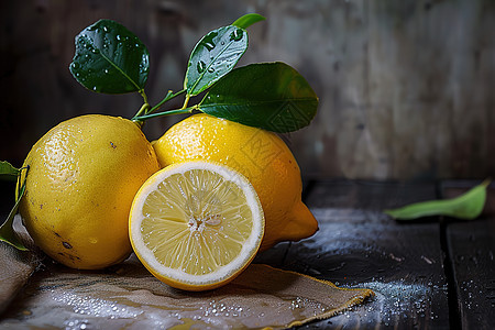 鲜橙多汁的柠檬图片