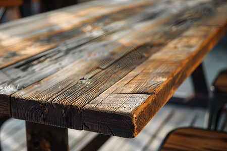 木板桌子图片