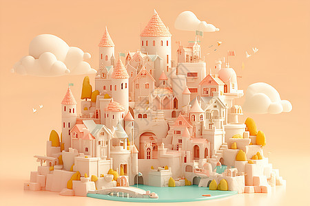 童话世界中的城堡图片