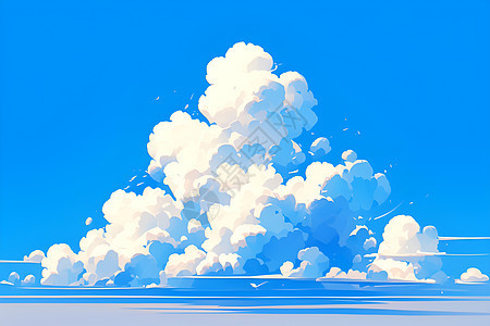 天空中的云朵图片