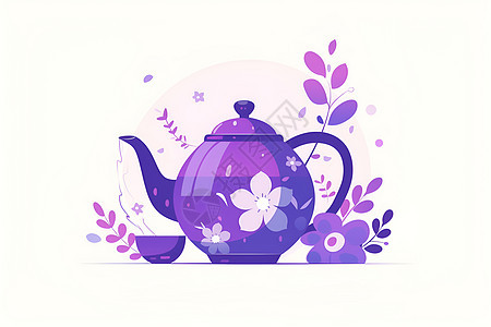 美丽的茶壶图片