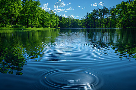 湖光山色图片