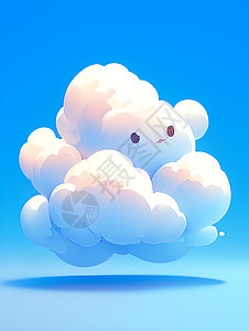 可爱的卡通白云图片
