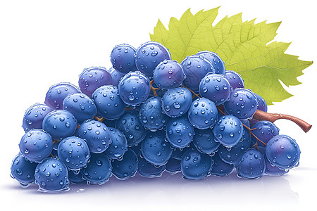 成熟的浆果葡萄图片