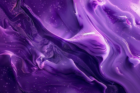 紫白色抽象画图片