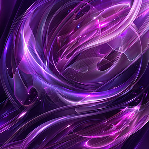 紫色抽象背景中夹杂着一团光图片