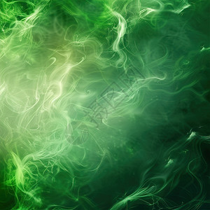 烟雾缭绕的绿背景图片