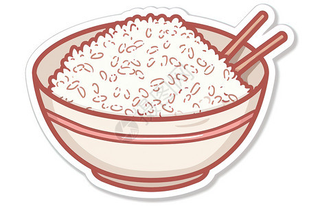 一碗可口的米饭图片