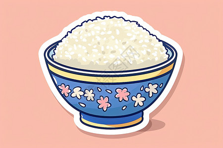一碗美味的米饭图片
