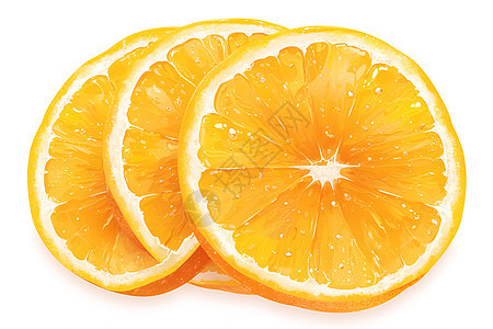 切片的多汁橙子图片