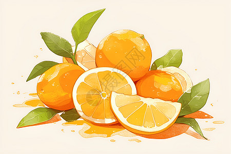清新的柑橘图片