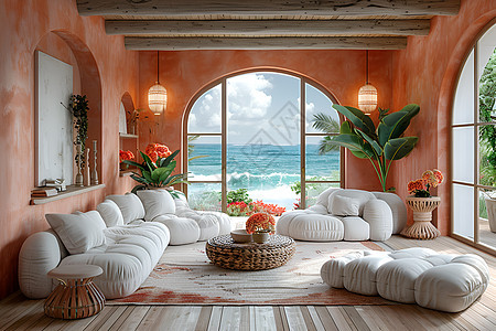 海滨度假酒店的房间图片
