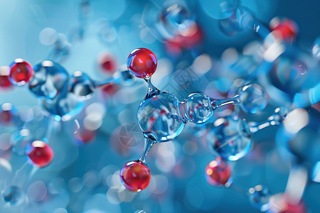 微观分子结构图片