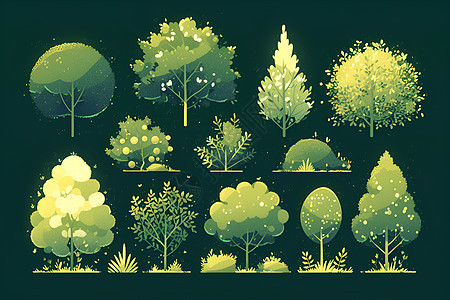 自然草木图标图片