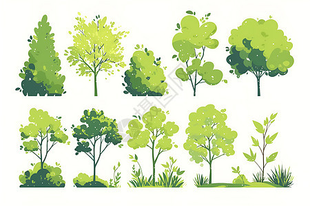 自然概念的树木图片