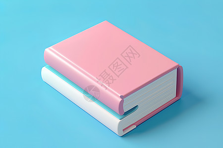 粉红色的书籍图片