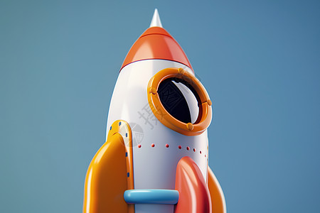 彩色玩具火箭图片