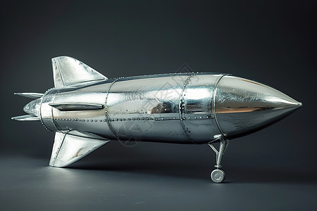 银色飞船模型图片